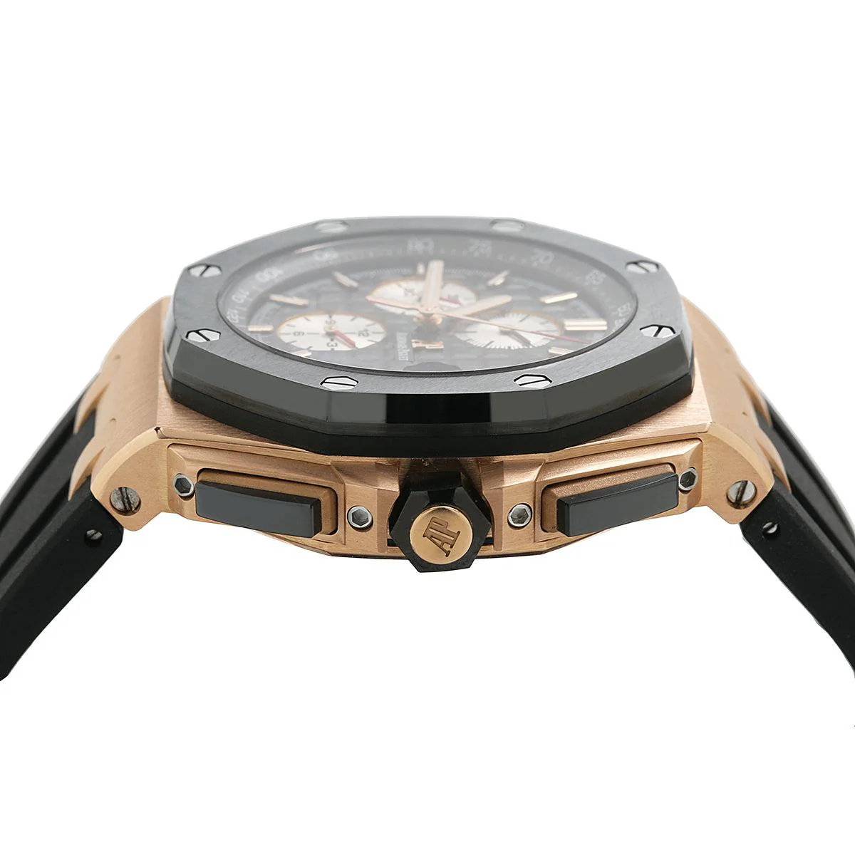 Audemars Piguet Royal Oak Offshore 44MM 26401RO.OO.A002.CA.01 Black Dial Black Ceramic Bezel Black Rubber Band - Image 4