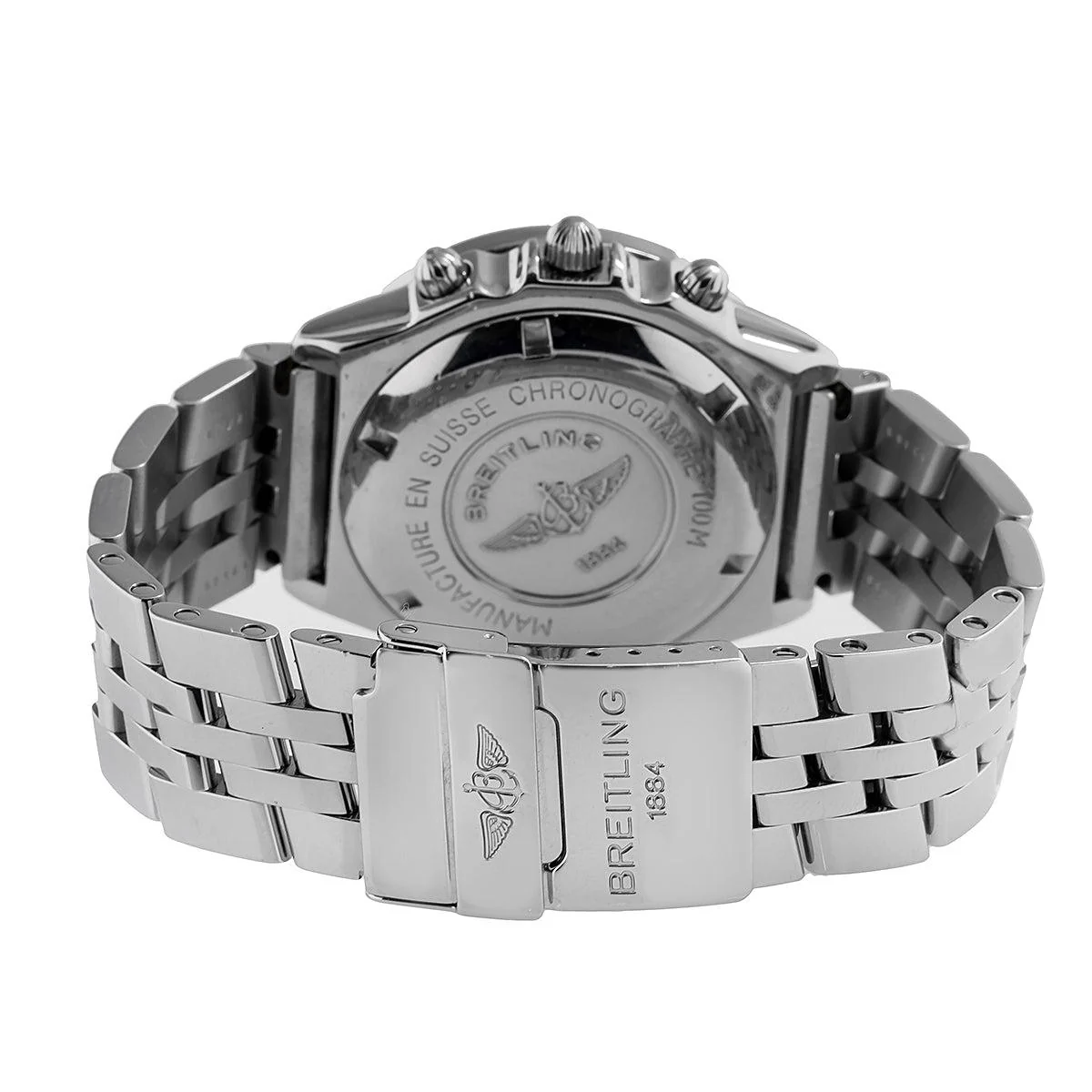 Breitling Crosswind 43MM A13055 Mother of Pearl Diamond Dial Diamond Bezel Stainless Steel Bracelet 3ct - Image 5