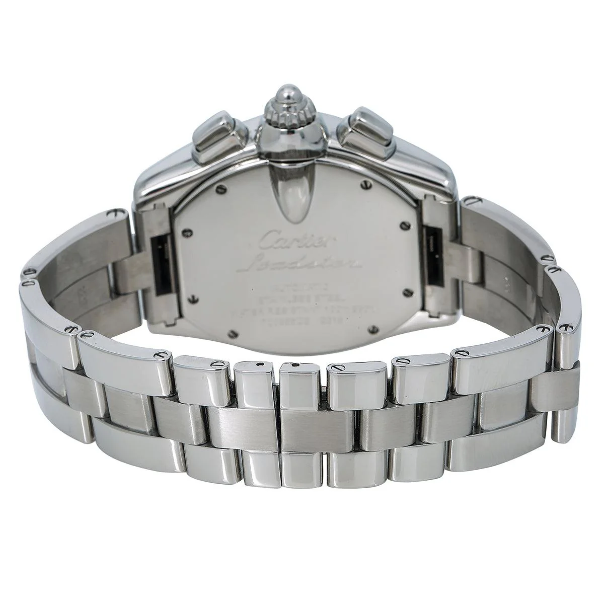 Cartier Roadster 43MM W62019X6 Silver Roman Dial Stainless Steel Bracelet - Image 5
