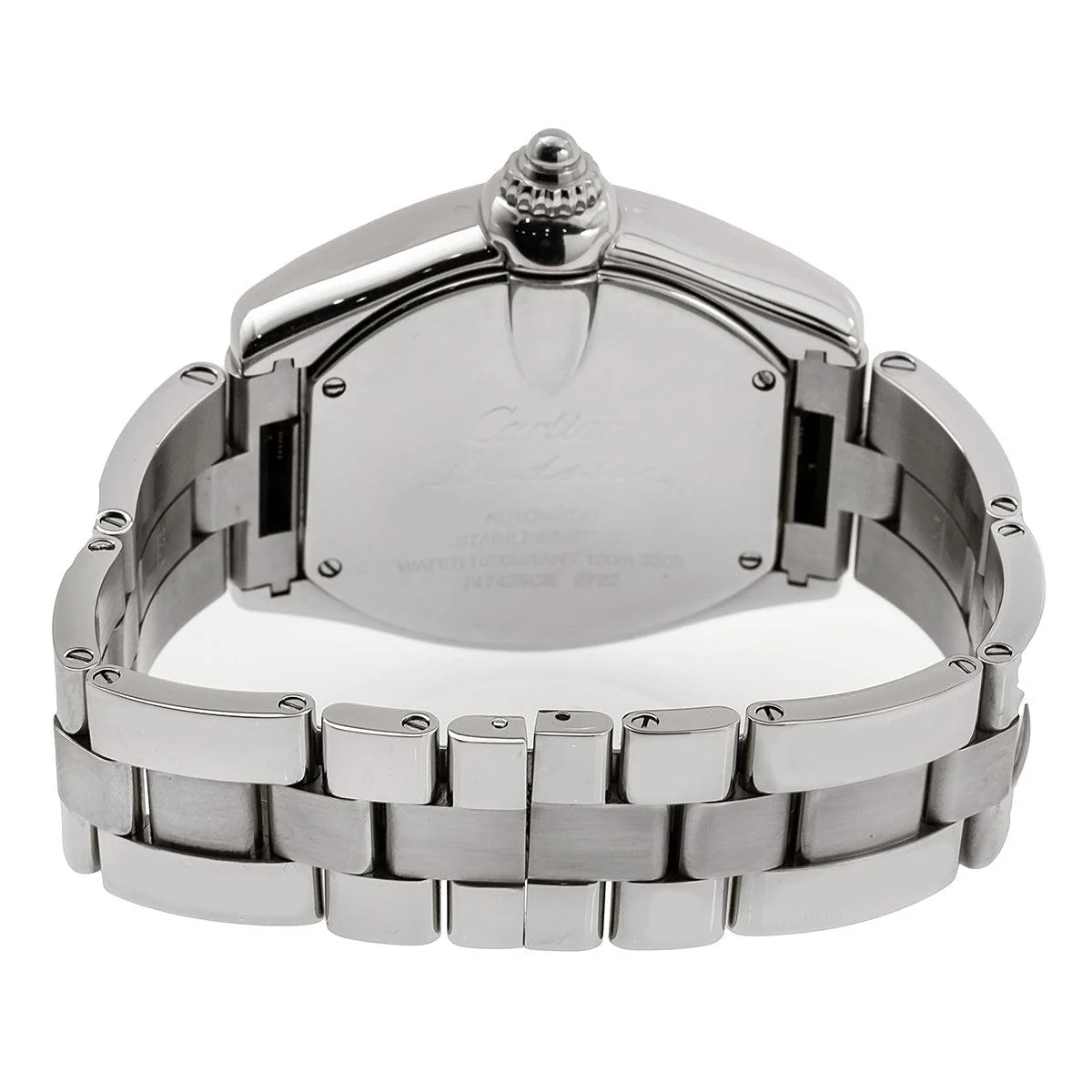 Cartier Roadster 43MM W62032X6 / 2722 Silver Roman Dial Stainless Steel Bracelet - Image 5