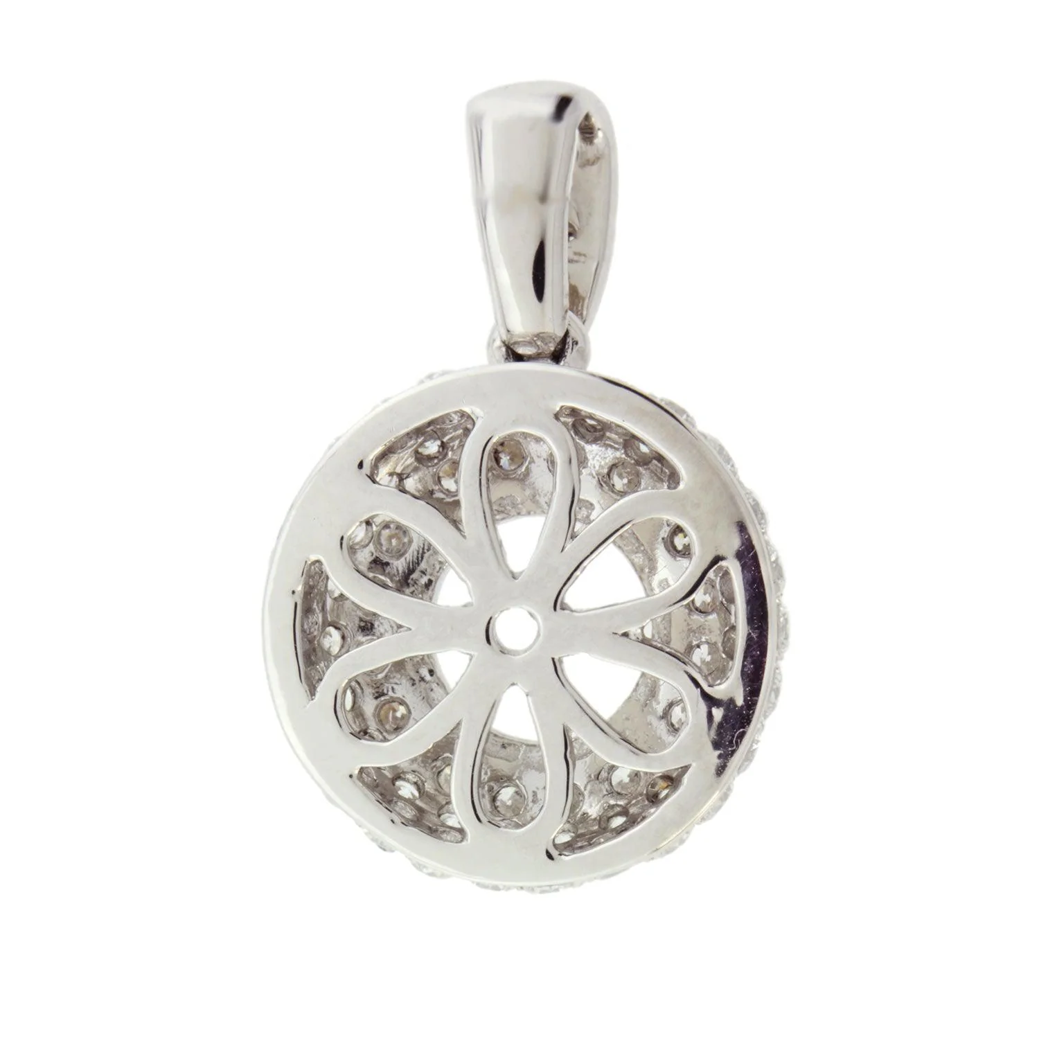 Diamond Semi Mount Pendant - Image 3