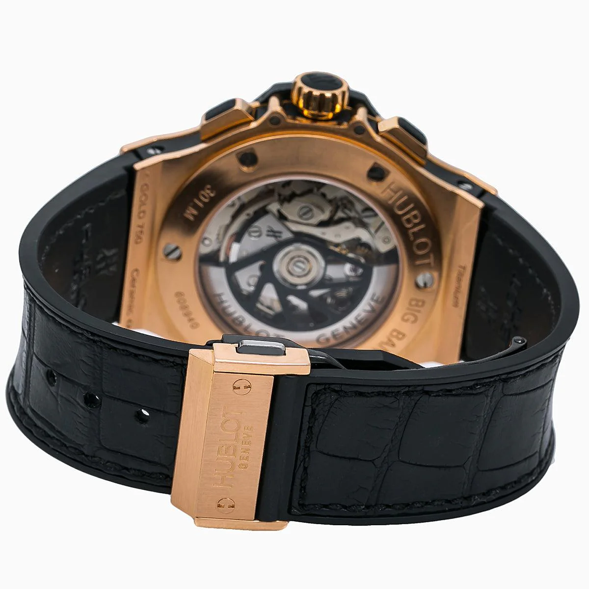 Hublot Big Bang 301.PX.1180.RX 44MM Black Dial With Leather Bracelet - Image 5