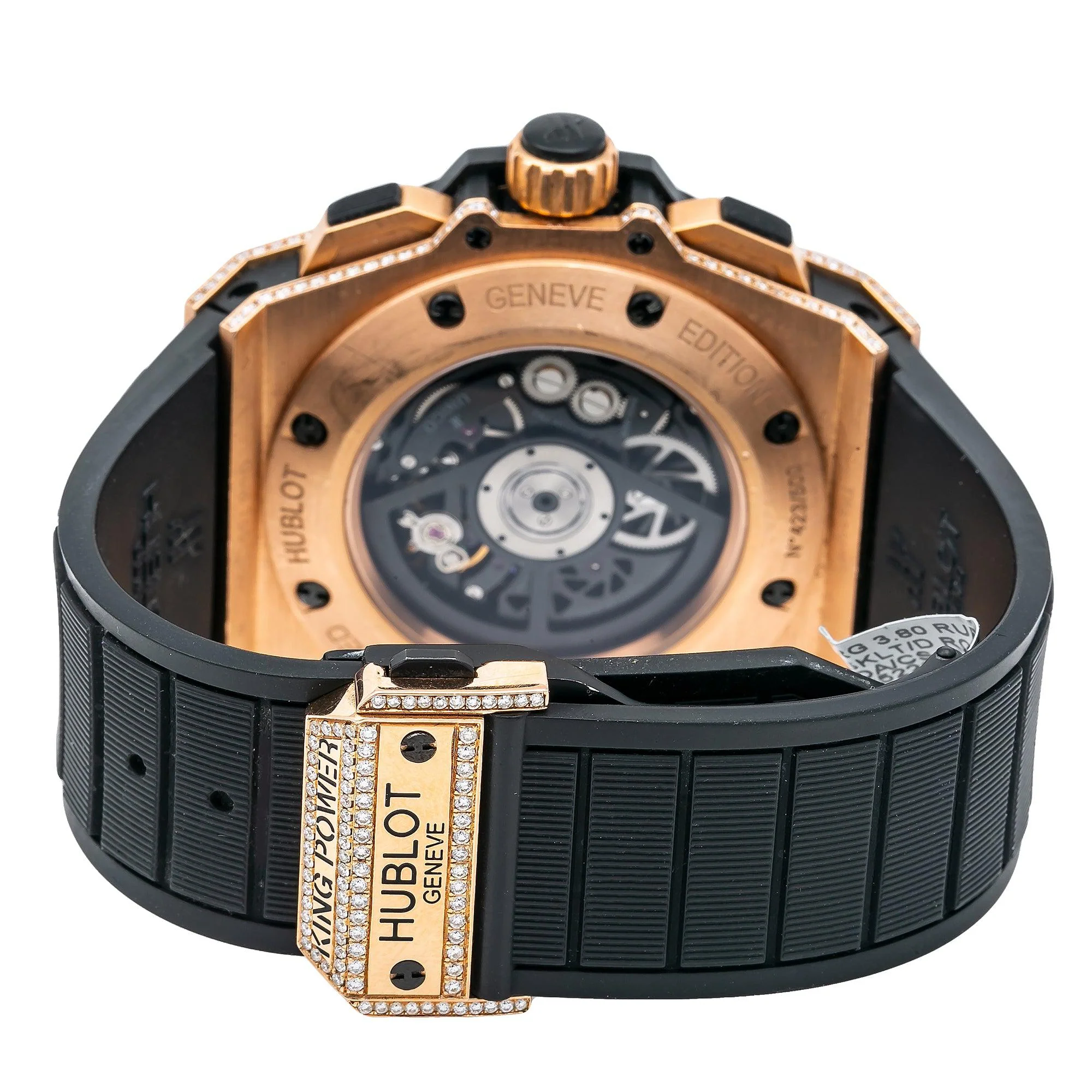 Hublot King Power 701.OX.0180 48MM Black Dial With Rubber Bracelet & 4.50 Ct Diamonds - Image 10
