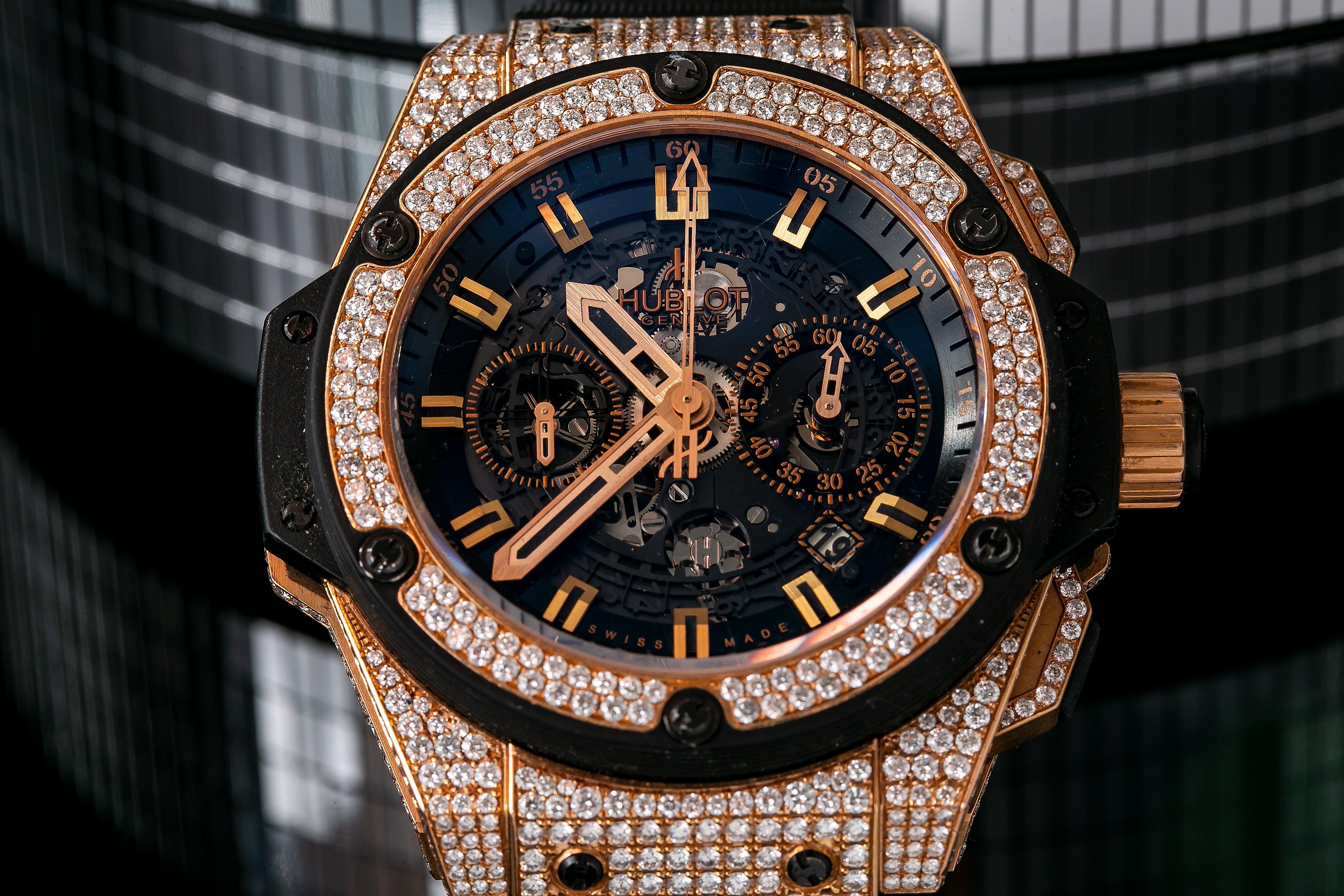 Hublot King Power 701.OX.0180 48MM Black Dial With Rubber Bracelet & 4.50 Ct Diamonds - Image 4