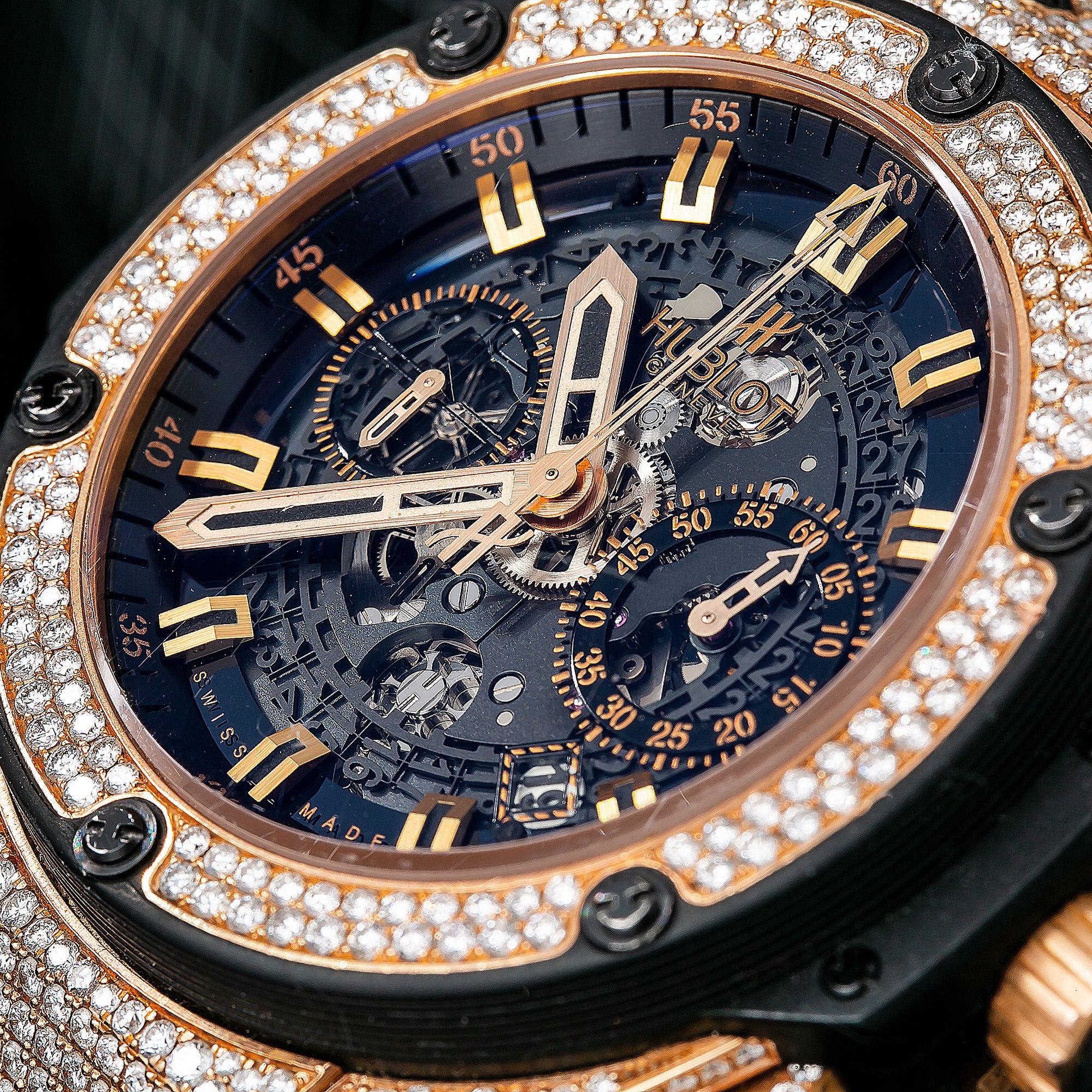 Hublot King Power 701.OX.0180 48MM Black Dial With Rubber Bracelet & 4.50 Ct Diamonds - Image 7
