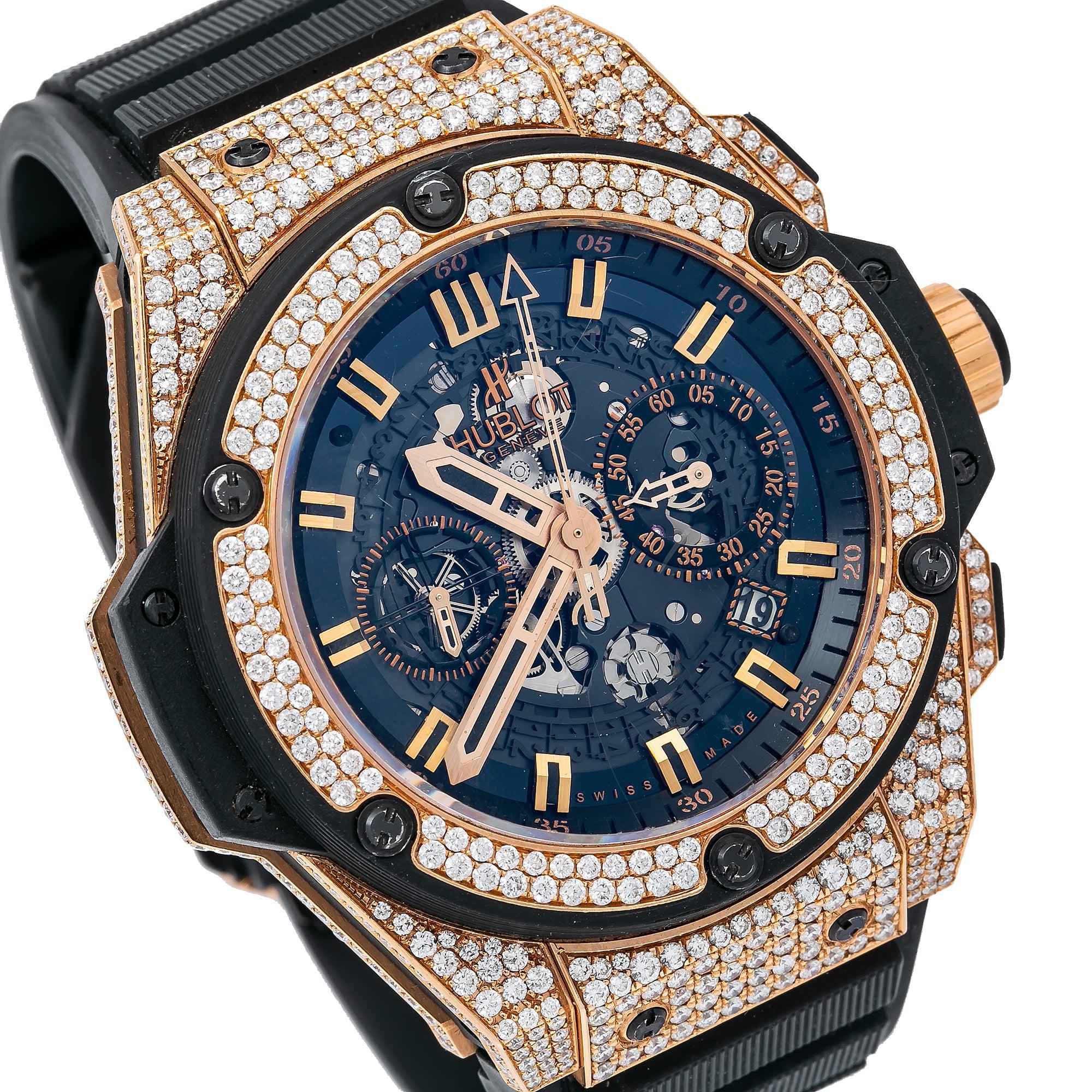 Hublot King Power 701.OX.0180 48MM Black Dial With Rubber Bracelet & 4.50 Ct Diamonds - Image 9