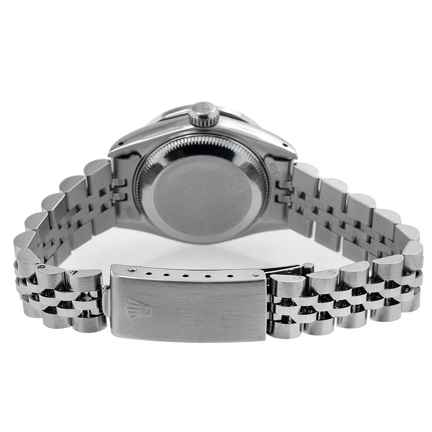 Rolex Datejust 26MM 6916 Black Diamond Dial Diamond Bezel Stainless Steel Jubilee Bracelet 1.2ct - Image 5