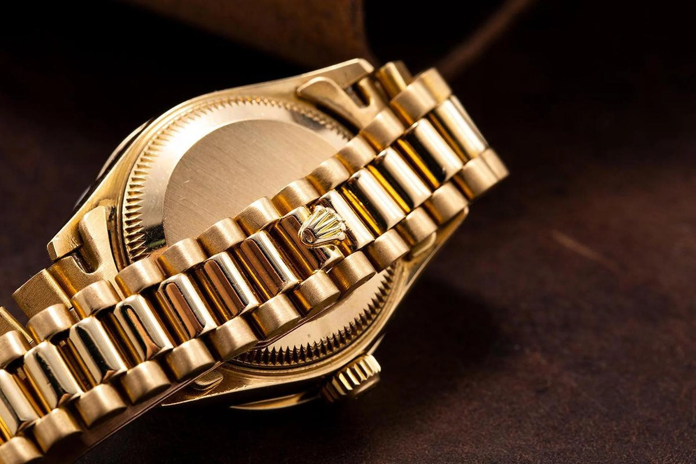 Rolex Datejust 26MM 69178 Champagne Dial Diamond Bezel 18K Yellow Gold President Bracelet 0.8ct - Image 7