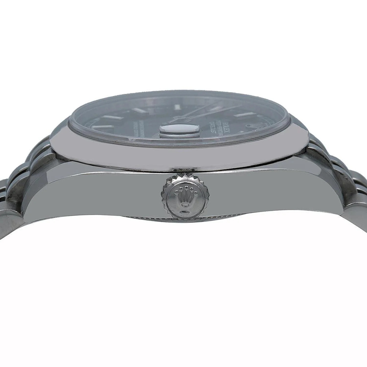 Rolex Datejust 31MM 178240 Black Dial Smooth Bezel Stainless Steel Jubilee Bracelet - Image 4