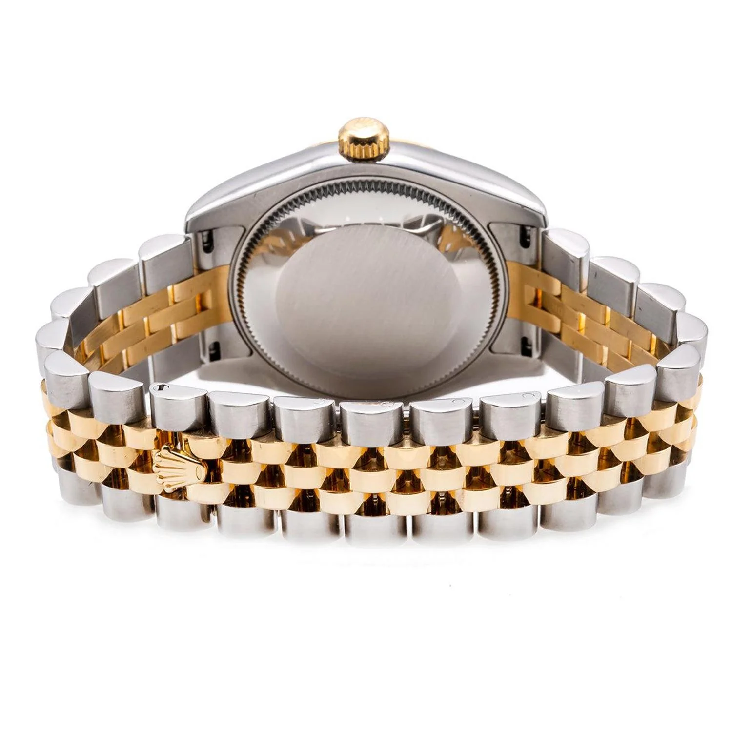 Rolex Datejust 31MM 178243 Champagne Diamond Dial Smooth Bezel Two Tone Yellow Gold Jubilee Bracelet - Image 4