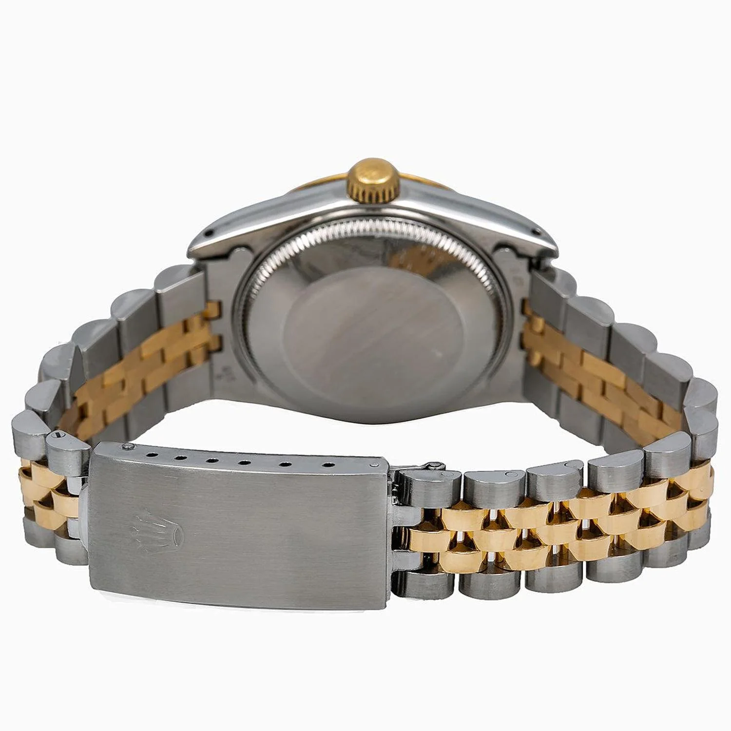 Rolex Datejust 31MM 68273 Ivory Roman Dial Fluted Bezel Two Tone Yellow Gold Jubilee Bracelet - Image 4