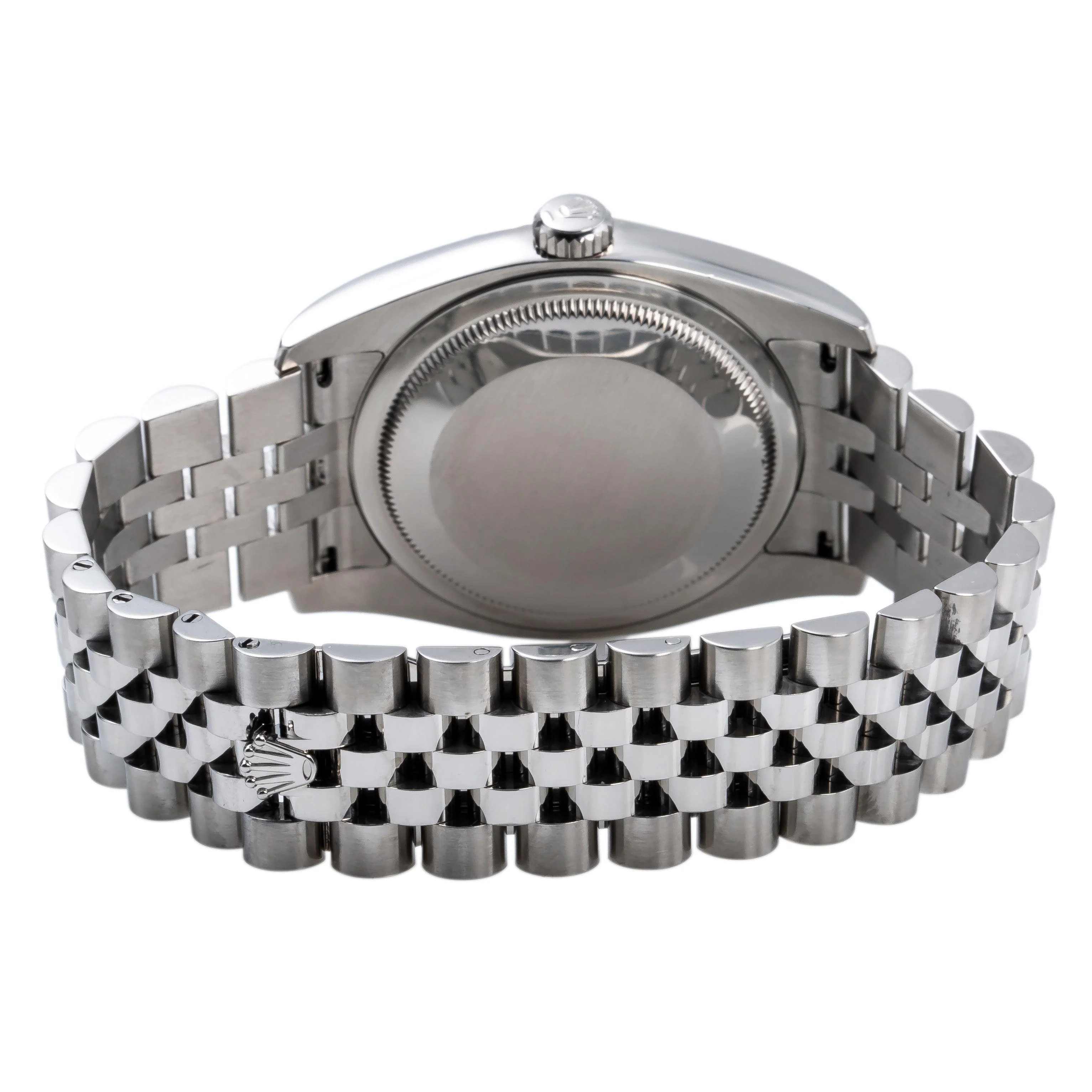 Rolex Datejust 36MM 116200 Black Concentric Arabic Dial Smooth Bezel Stainless Steel Jubilee Bracelet - Image 4