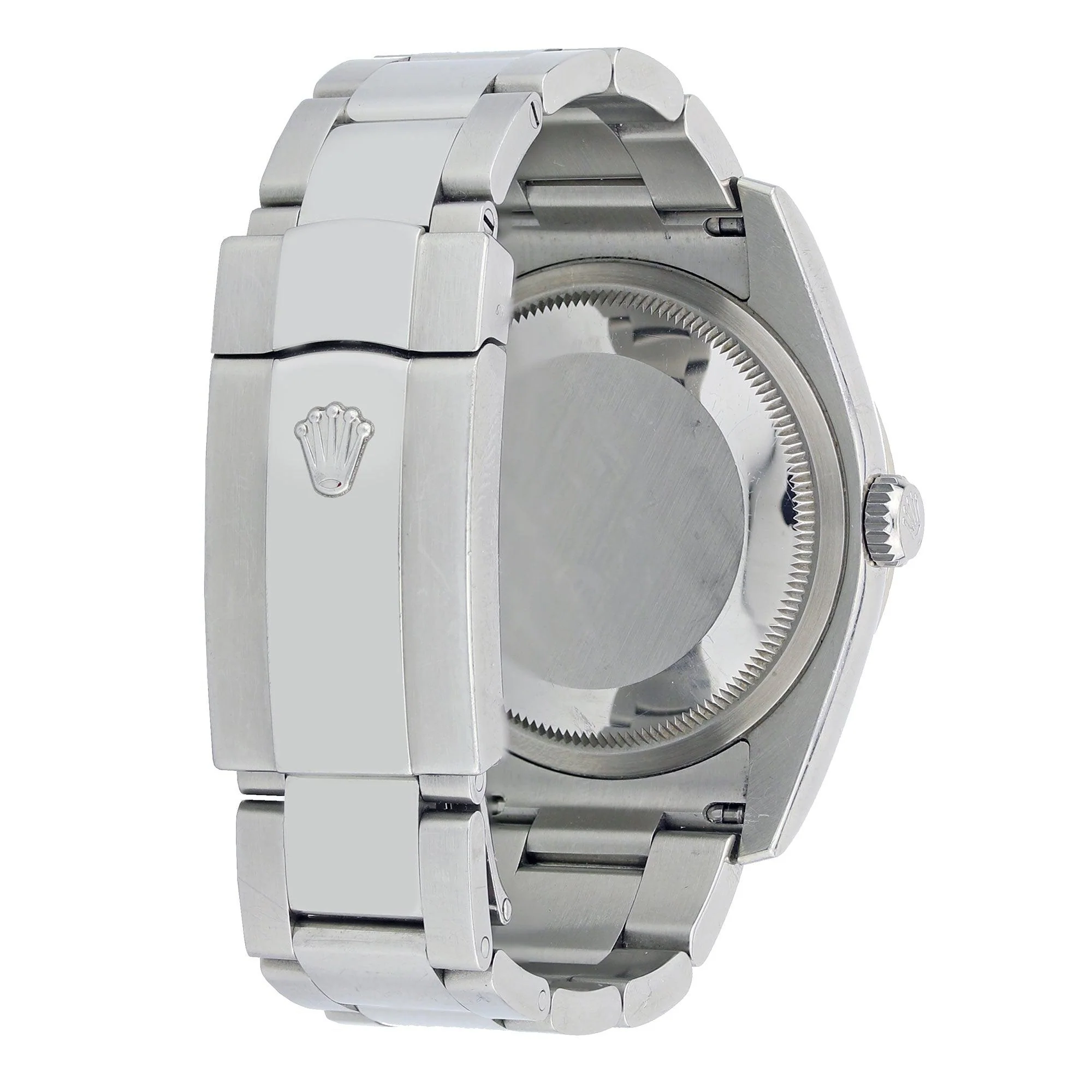 Rolex Datejust 36MM 116200 Pink Floral Arabic Dial Diamond Bezel Stainless Steel Oyster Bracelet - Image 3