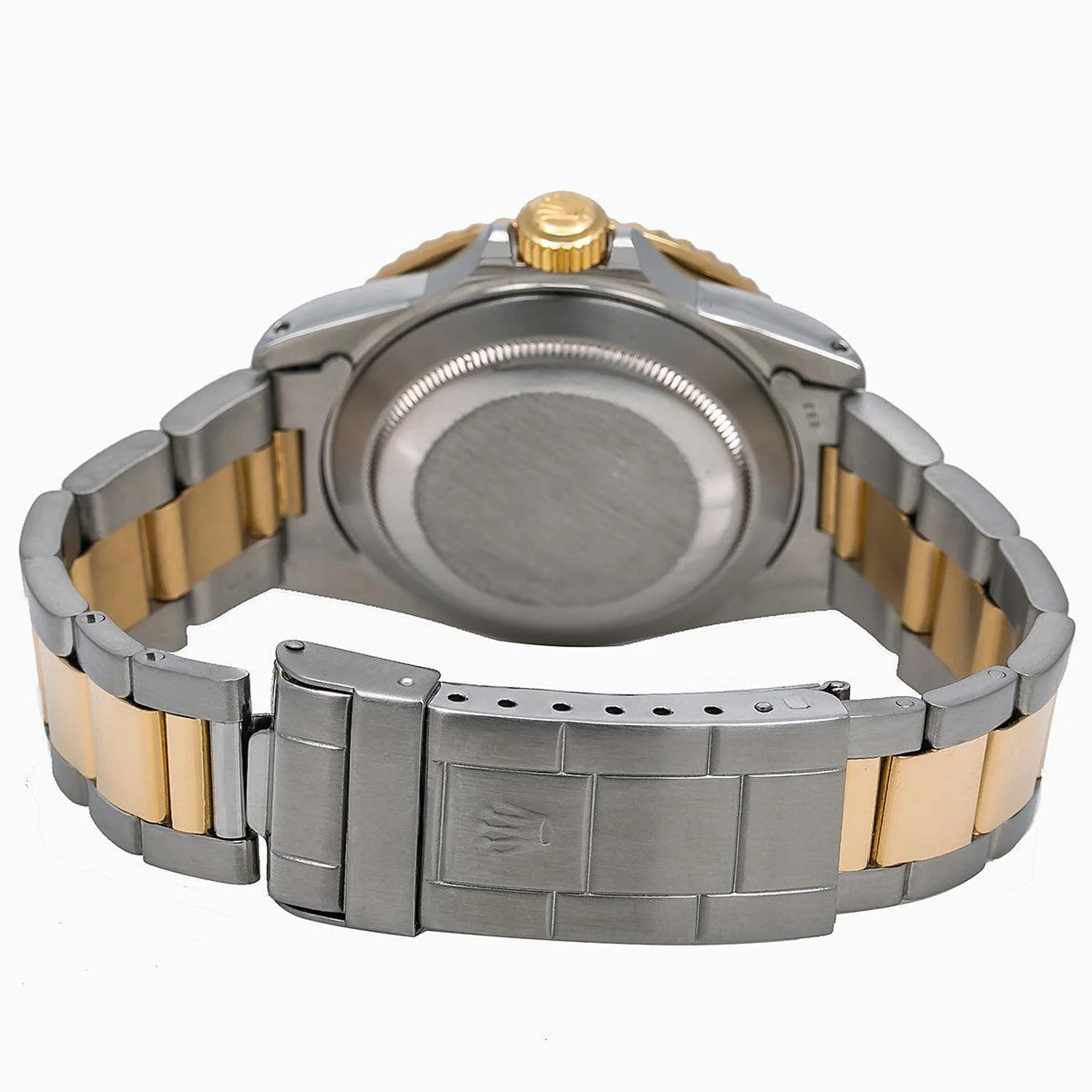 Rolex Submariner Date 40MM 16803 Black Dial Black Ceramic Bezel Two Tone Yellow Gold Oyster Bracelet - Image 5