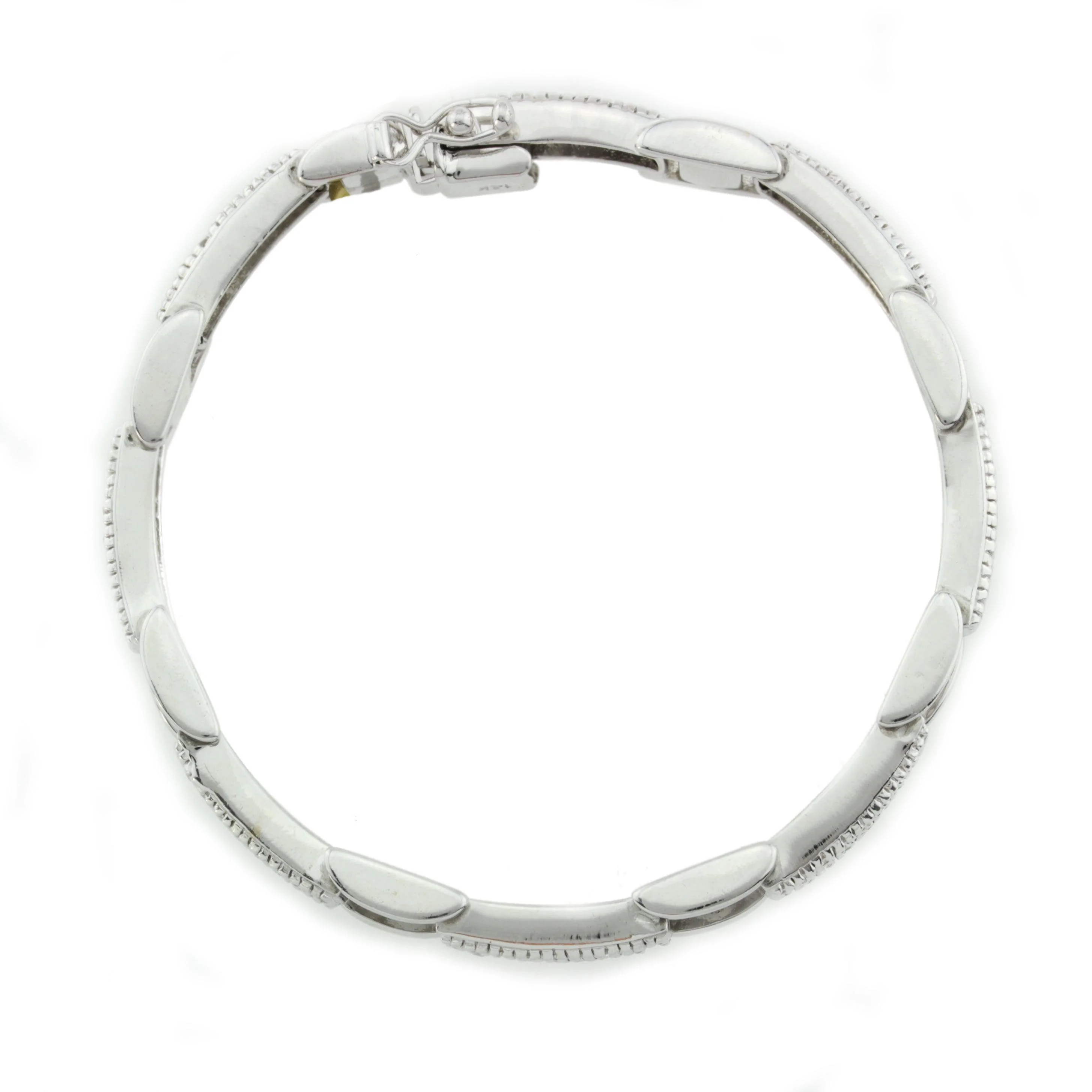 14K White Gold Diamond Braclet with 1.50CT Of Round Cut Diamonds - Image 3